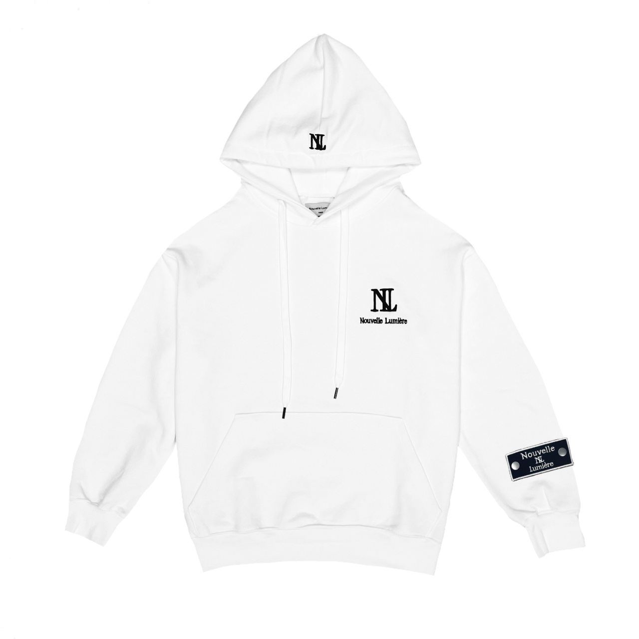 Nouvelle Miere White Hoodie Black Waffen