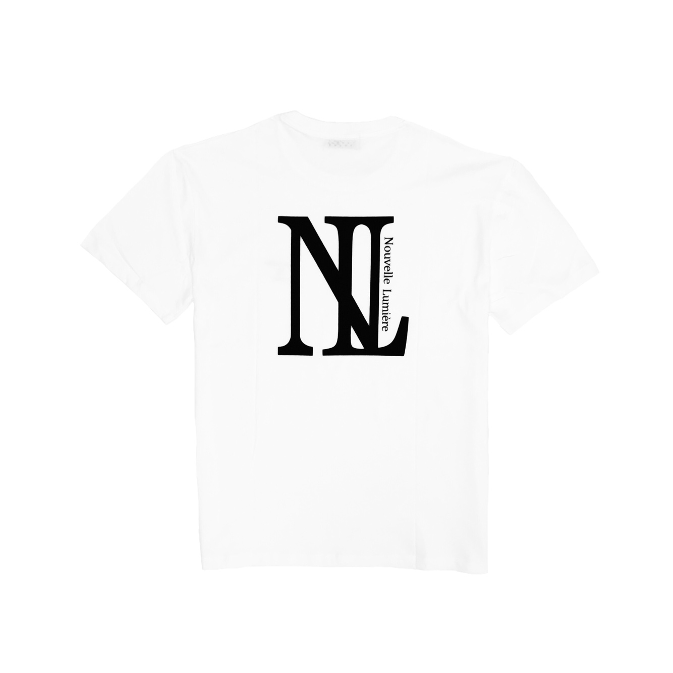 Nubellemier 后端商标白色短袖T恤