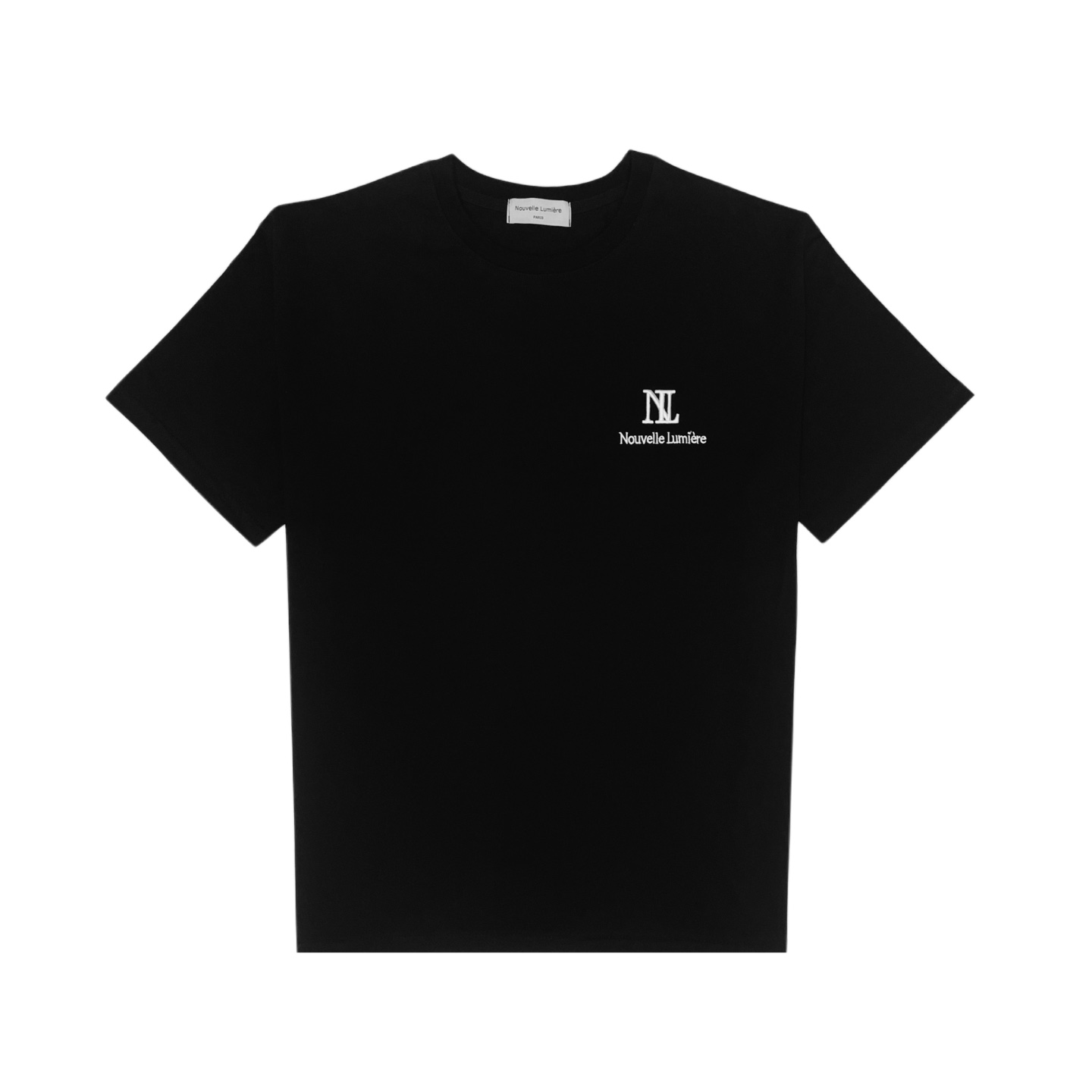 Nubelmiere Signature Logo Black Short-Sleeved T-Shirt (Small ver.)