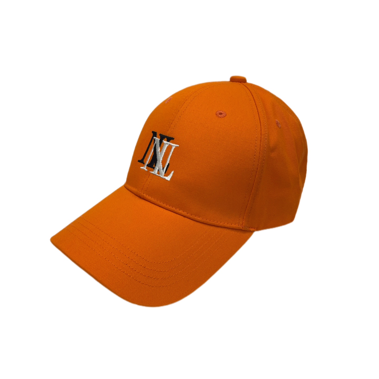 Nouvelmière Double Logo Orange Ball Cap Hat